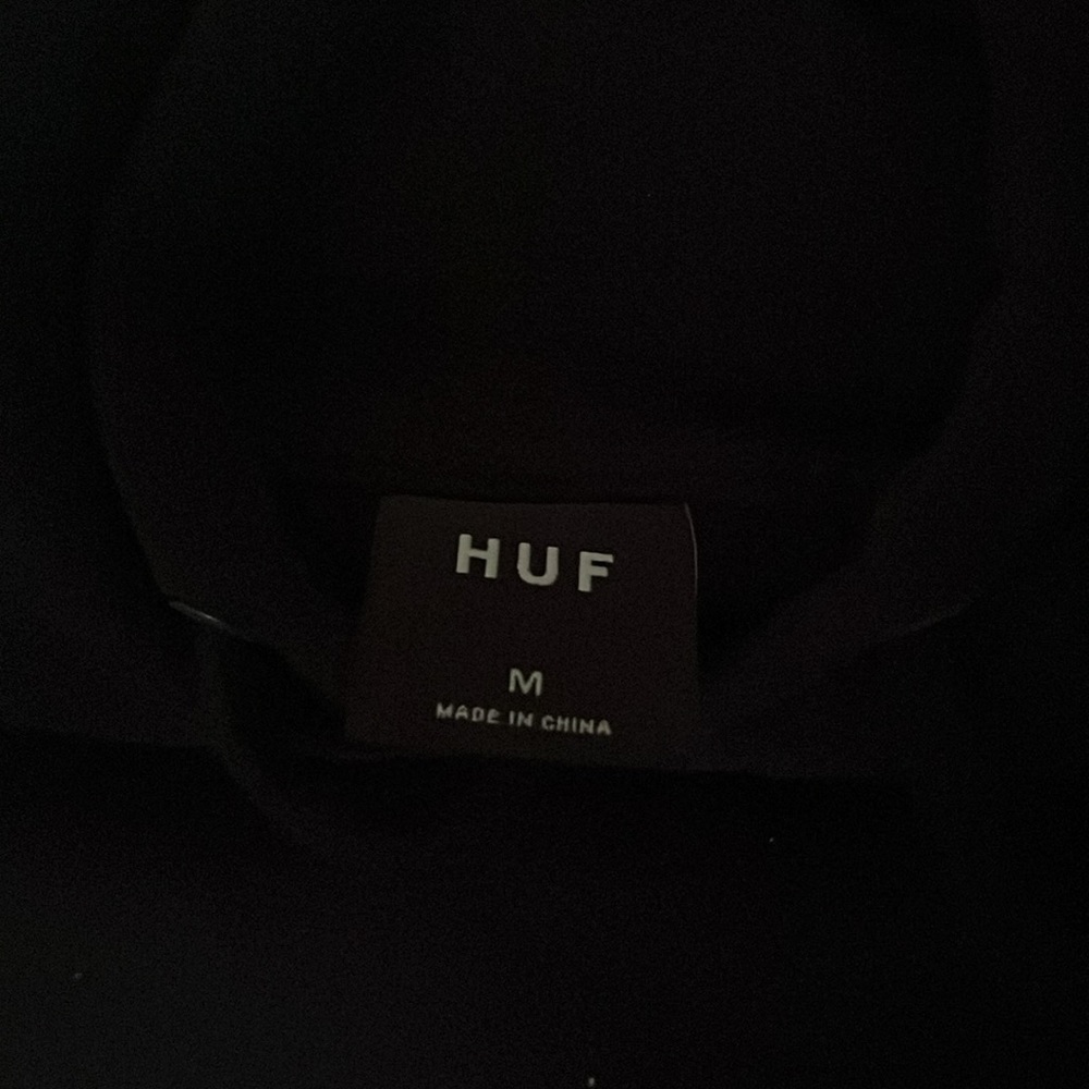 *New* HUF Men's Black Hoodie Sweater - Picture 5 of 5